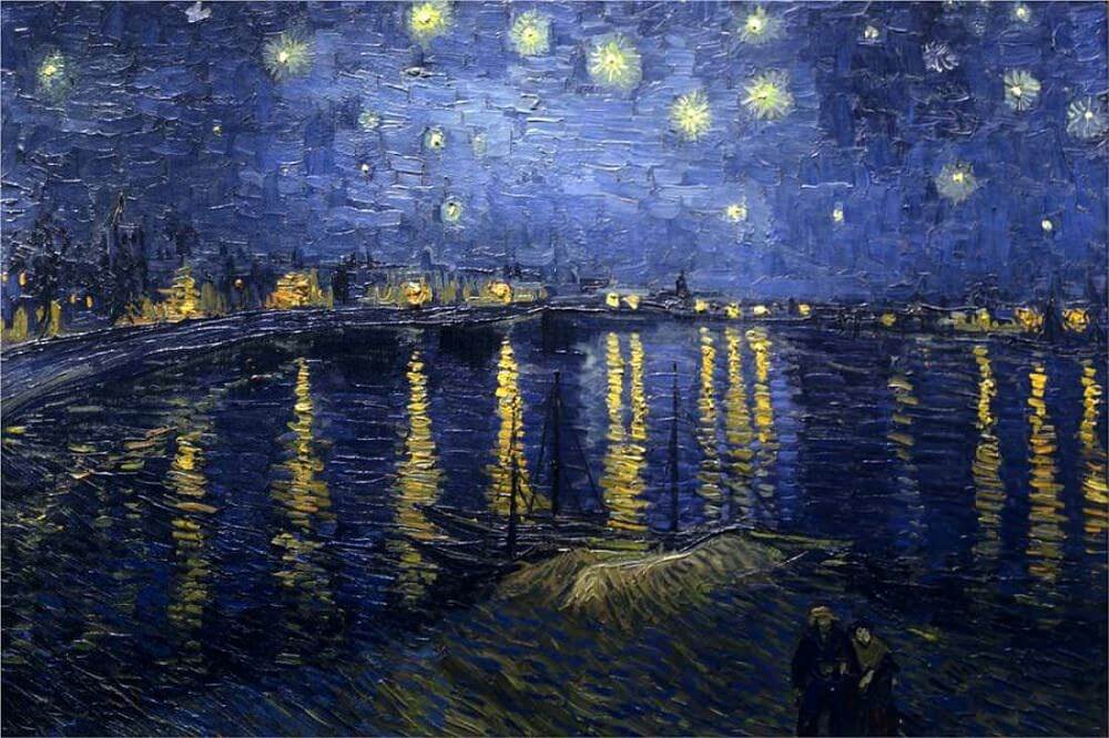 starry night over the rhone painting